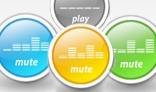 3 Colors XML Music Buttons
