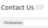 Flash ASP Contact Form