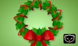 Christmas Garland With Bow