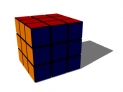 3-D looped Rubix Cube