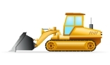 Construction Vehicle Vector Animation Collection 