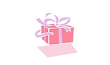 Animated gift button