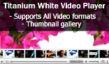 Titanium White Video Player
