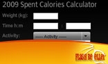 2009 Spent Calories Calculator