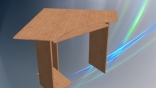 Computer desk model