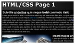 HTML CSS Page Renderer AS2