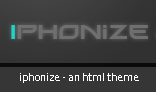 Iphonize - A clena html theme