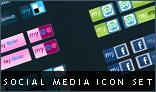 Social media minimal icon