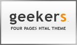 geekers, XHTML/CSS Theme