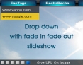 Drop down Menu with fade in fade out slideshow
