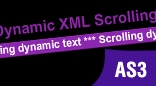 Dynamic XML Scrolling Text AS3