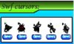Insects static cursors