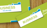 Eco friendly green business card
