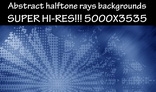 Abstract halftone rays backgrounds