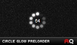Circle Glow Preloader AS3.0