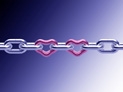Hearts in Chains with variations and transparent PNG