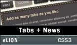 CSS3 Tabs - ClassiTabs