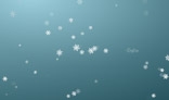 Random falling different snowflakes. 3 Kb only.