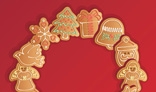 Christmas Gingerbread Cookies Garland
