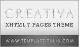 Creativa - XHTML 7 Pages creative theme portfolio