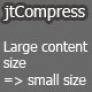 jtCompress Optimization Database Size 