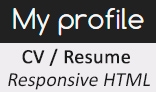 My profile - Responsive CV/Resume Theme