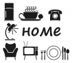 Icons household objects