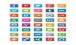 Social Media Flat Icons 