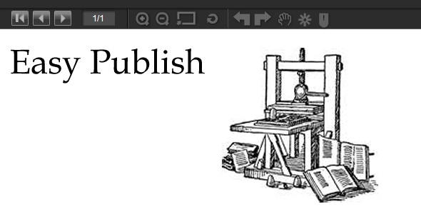 Easy Publish:  Document and Image Publisher PDF Substitute