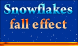 Snowflakes fall effect