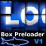 LOGO Box Preloader with progress bar animation 