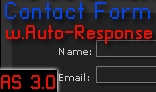 AS3 Contact Form with Auto-Response and Validation Field
