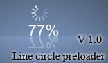 Line circle preloader v 1.0 