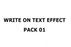 Write on text effect pack 1