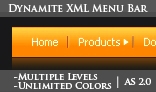 Dynamite XML menu bar- Unlimited Levels and Colors