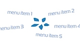 Star shape menu