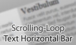 Scrolling-Loop Text Horizontal Bar