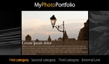 Horizontal Photo Portfolio Site