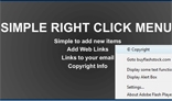 Simple Right Click Menu (AS3)