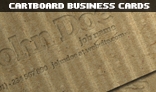 Cartboard Business Cards