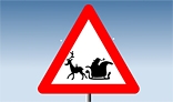 santa sign