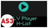 XML FLV Player HList AS3