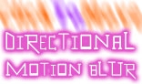 Directional Motion Blur