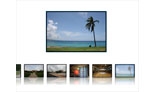 Photo Gallery - Horizontal Thumbnail Scrolling - Dynamic Gradient Mask