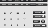 Grey Color  Theme - (Menu bar, Menus, Icons & Buttons)