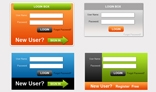 Login Boxes (8 Cool web form designs)