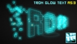 TRON Glow Text - AS3