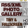 XML RSS Photo Gallery - Tiny size & Fullscreen
