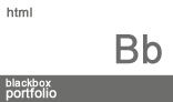 BLACKBOX - Gallery, Showcase, Portfolio Template