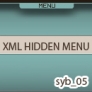 XML Hidden Menu